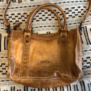 The Frye Company Melissa Satchel w/drawstring bag!